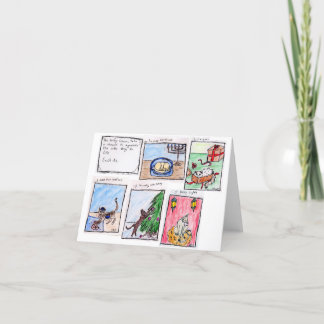 Pequeñas cosas Tarjeta en blanco