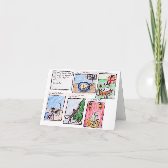 Pequeñas cosas Tarjeta en blanco (Anverso)