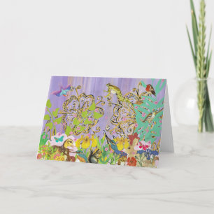 Pequeñas criaturas tarjetas de felicitación