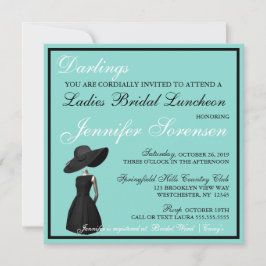 Pequeñas damas de vestir negro Fiesta de ducha de 