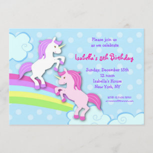 Pequeñas invitaciones de la fiesta de cumpleaños