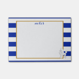 Pequeñas notas de post-it elegantes del caniche