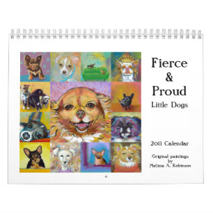 Pequeñas pinturas del arte del calendario del
