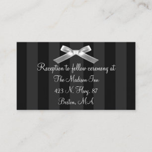 Pequeñas tarjetas blancos y negros del recinto de