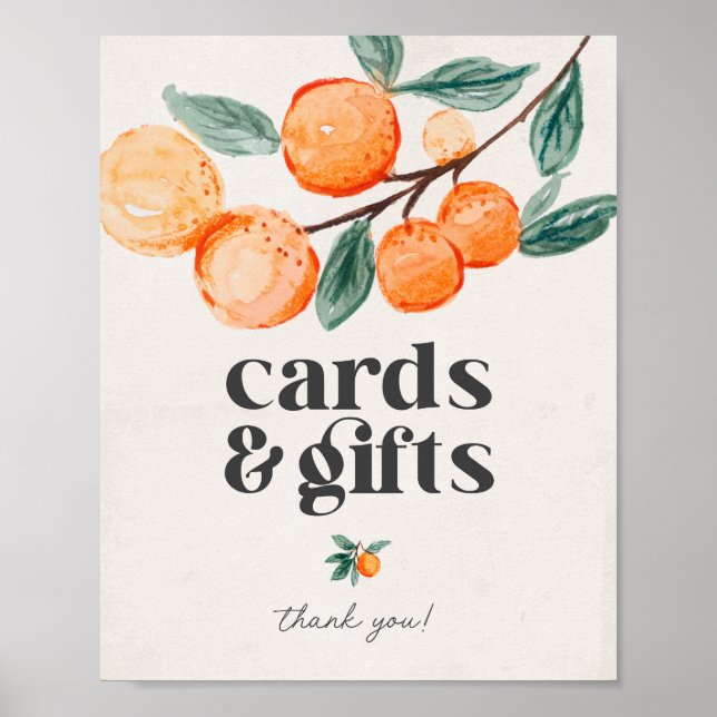 pequeñas tarjetas de bebé cortas y señal de regalo (Frente)