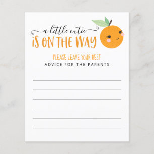 Pequeñas tarjetas de consejo de juego de Baby Show