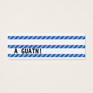Pequeñas tarjetas de visita con un toque bávaro