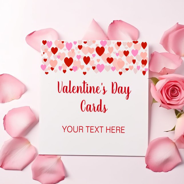 Pequeñas tarjetas El día de San Valentín con borde (Subido por el creador)
