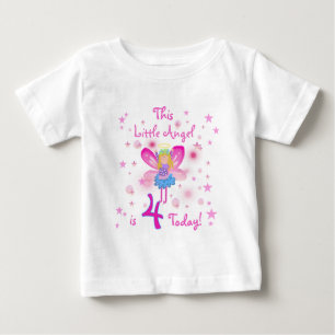 Pequeño Ángel 4 camisetas de cumpleaños y regalos