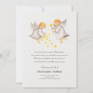 Pequeño Angel Celebración de la Tarjeta de Vida