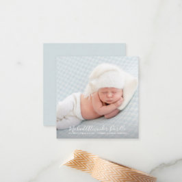 Pequeño anuncio de foto de bebé simple