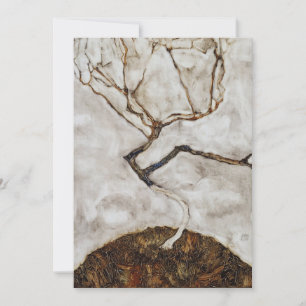 Pequeño árbol a finales de otoño por Egon Schiele