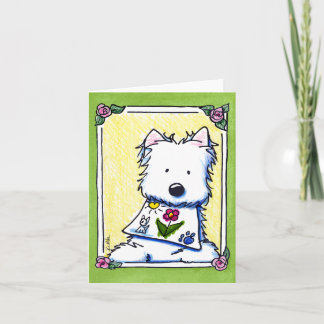Pequeño artista Westie