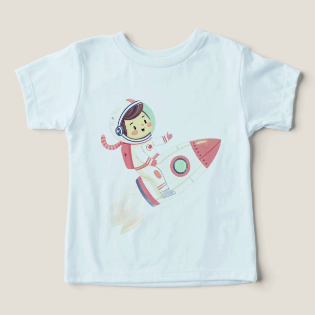 Pequeño Astronauta – Niño Explorador del Espacio S (Diseño delantero )