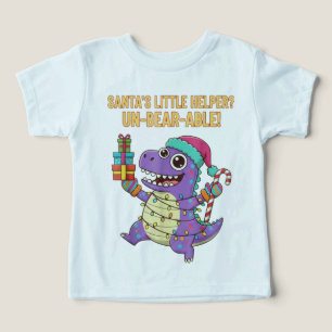 Pequeño ayudante de Santa Dino – Dinosaurio navide
