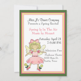 Pequeño baile de baile invitación recíproca