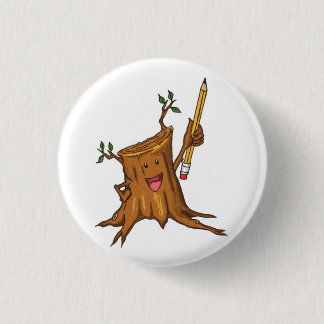 Pequeño) blanco achaparrado del botón (