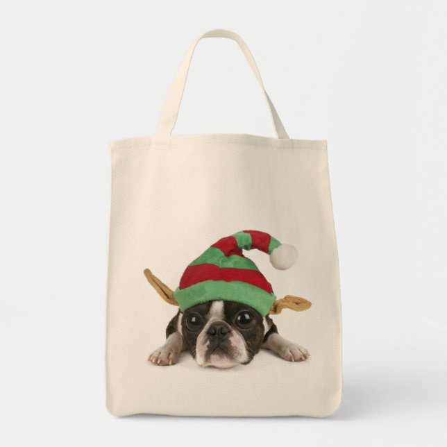 ¡Pequeño bolso del ayudante de Santa!  ¡Bolso de (Frente)