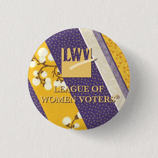 Pequeño botón conmemorativo de 2013 LWV (Anverso)