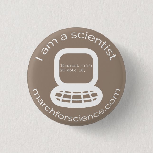 Pequeño botón - de informática (Anverso)