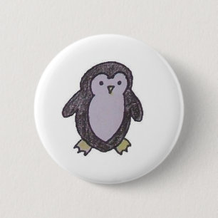 Pequeño botón del pingüino
