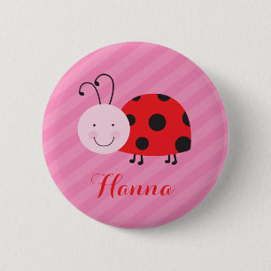Pequeño botón rojo de lápiz labial personalizado