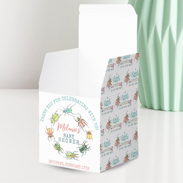 Pequeño Bug de Amor Caja de Favor de Baby Shower (Subido por el creador)
