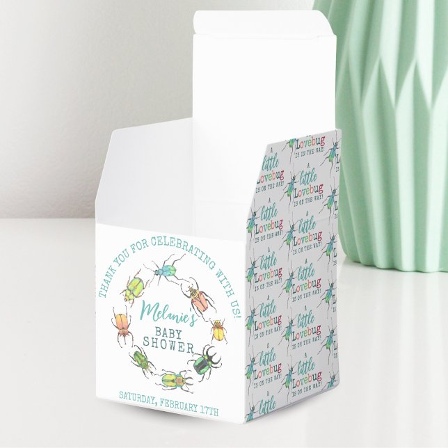 Pequeño Bug de Amor Caja de Favor de Baby Shower (Subido por el creador)