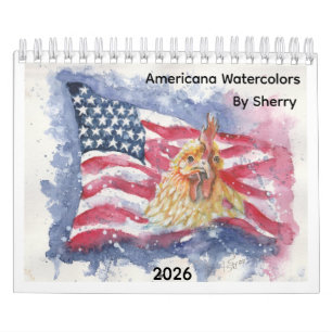 Pequeño calendario americano de Sherry Jarvis