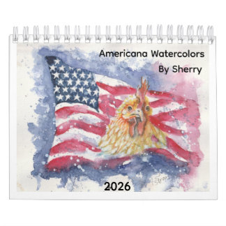Pequeño calendario americano de Sherry Jarvis