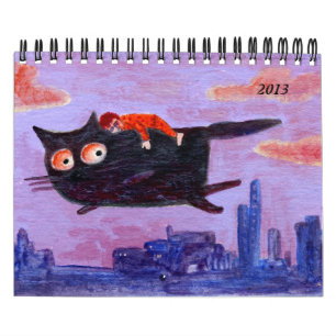pequeño calendario de las pinturas