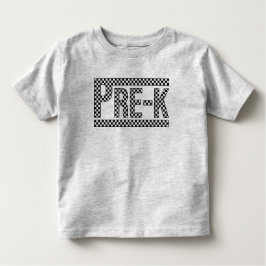 Pequeño camiseta pre-K verificada