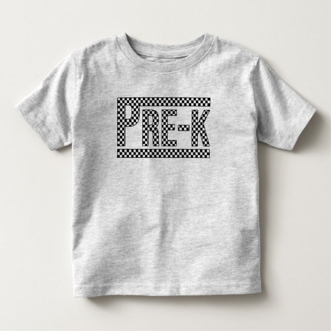 Pequeño camiseta pre-K verificada (Anverso)