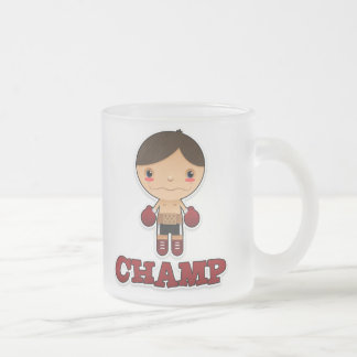 Pequeño campeón - taza helada - muchacho