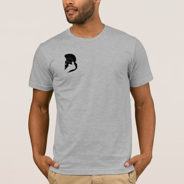 Pequeño casco de la camiseta táctica espartano del (Anverso)