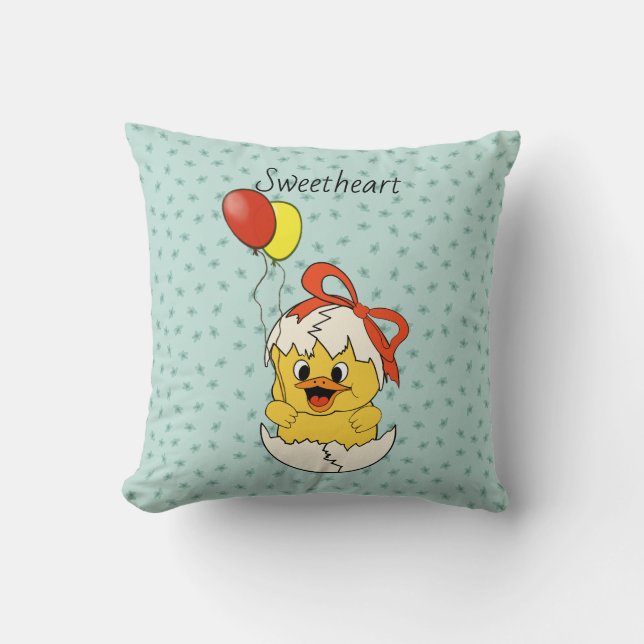 Pequeño Cojín decorativo "corazón" (Anverso)