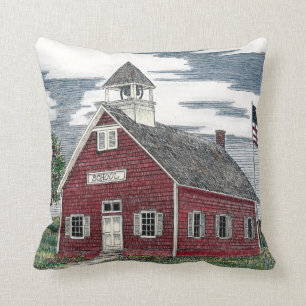Pequeño Cojín decorativo de Red Schoolhouse