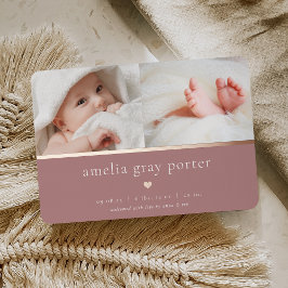 Pequeño Corazón | Anuncio de nacimiento de dos Rel