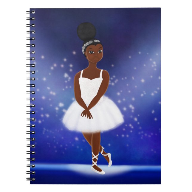 Pequeño cuaderno de Ballerina Negra (Frente)