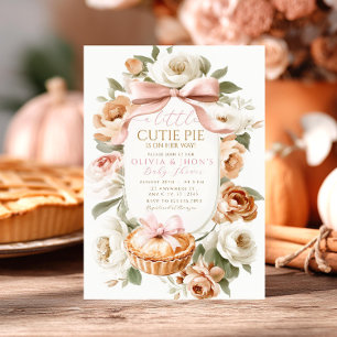 Pequeño Cutie Pie Baby Shower Invitación Floral