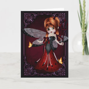 Pequeño Devil Ladybug Diseño 3 Tarjeta de felicita