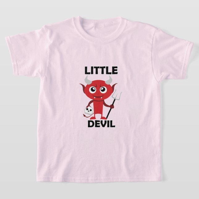 Pequeño diablo - Camiseta básica para niños (Distribución)