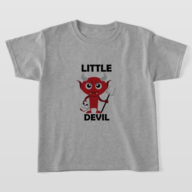 Pequeño diablo - Camiseta básica para niños (Distribución)