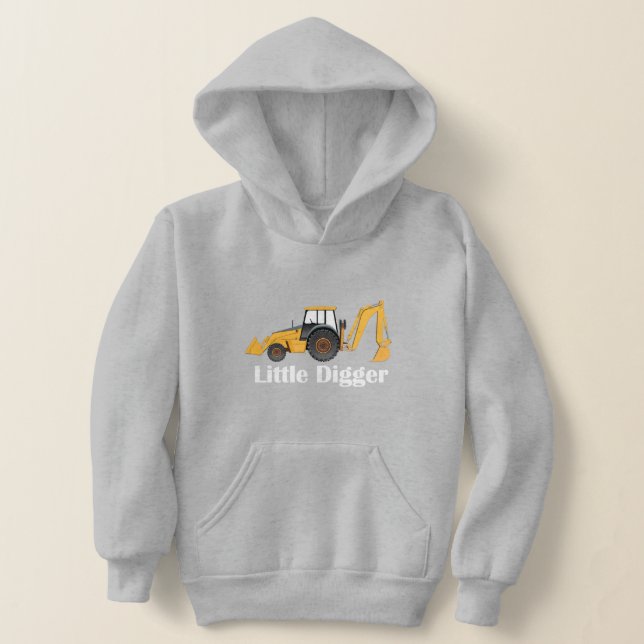 Pequeño Digger - Hoodie Pullover para niños (Distribución )