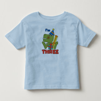 Pequeño Dino 3 camisetas de cumpleaños y regalos