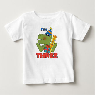 Pequeño Dino 3 camisetas de cumpleaños y regalos