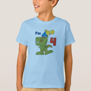 Pequeño Dino 4 camisetas de cumpleaños y regalos