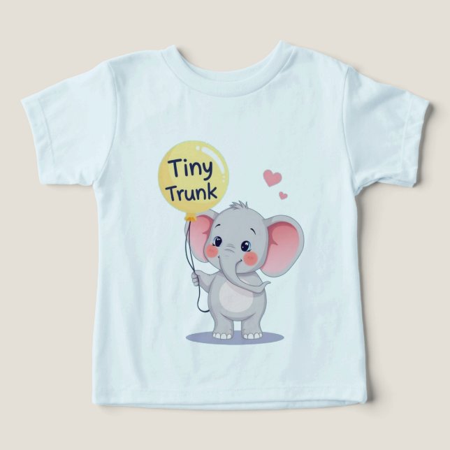 Pequeño elefante de Personalizado troncal (Diseño delantero )