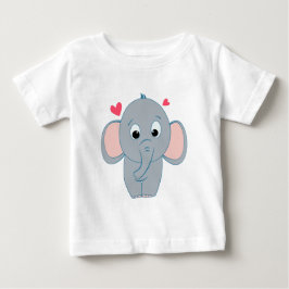 Pequeño elefante lindo camiseta