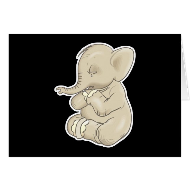 pequeño elefante triste (Anverso (Horizontal))